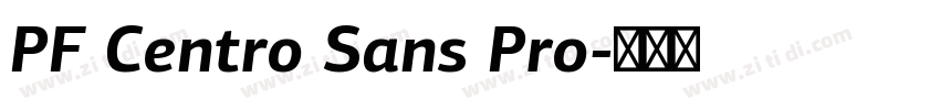 PF Centro Sans Pro字体转换